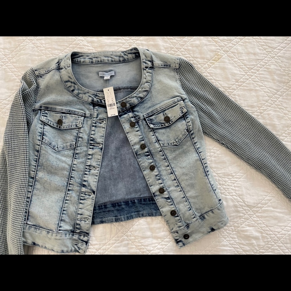 New York and Company Stretch Jean Jacket